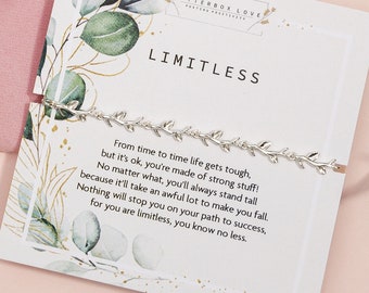 Limitless Bracelet | Anxiety Gifts | Empowering Jewellery | Pick Me Up Gift For Her | You Got This Gift |