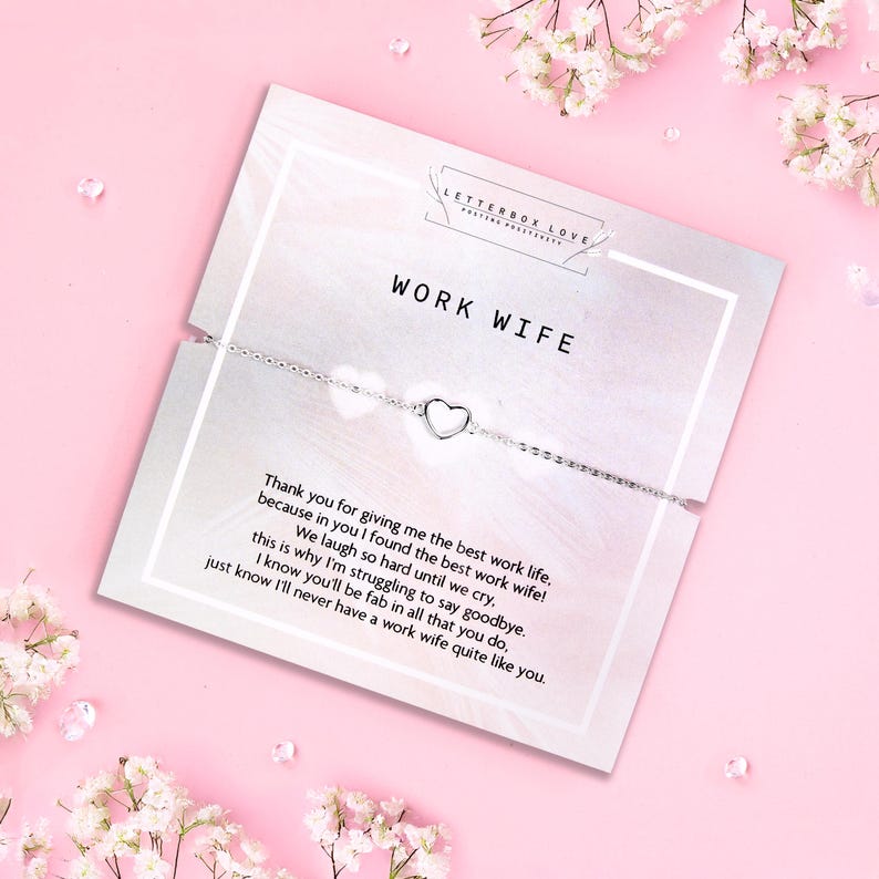 Work Wife Leaving Gift for Work Bestie Colleague Leaving Gift Work Wife