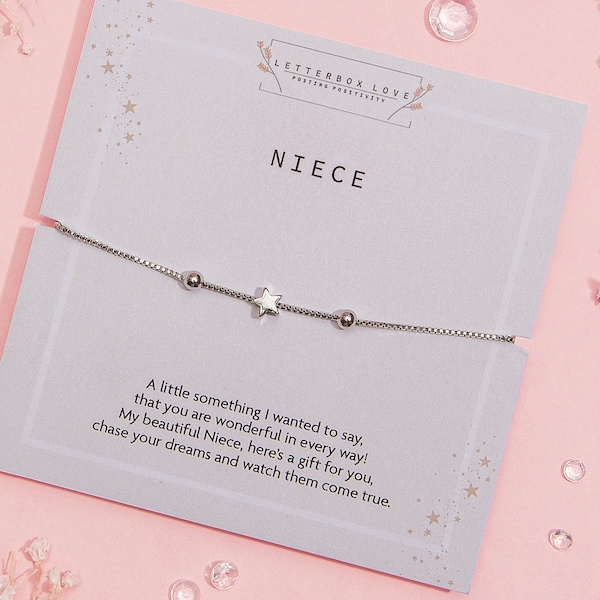 Niece Bracelet Gift | Niece Gift from Auntie | Niece gift from uncle | Niece Birthday gift | minimalist | Gift for niece