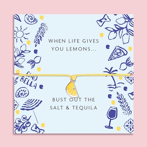 Lemon Slice Bracelet | When life gives you lemons bracelet |  Dolce Vita Summer Jewellery Gifts | Fun Gifts For Her
