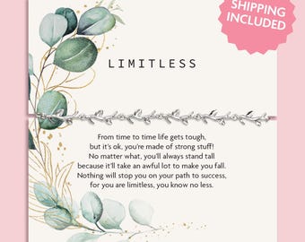 Limitless Bracelet | Anxiety Gifts | Empowering Jewellery | Pick Me Up Gift For Her | You Got This Gift |