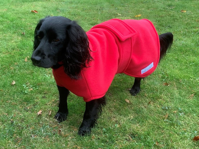 Dog Fleece Coat Warm & Cosy Double layered Fleece Coat . Etsy