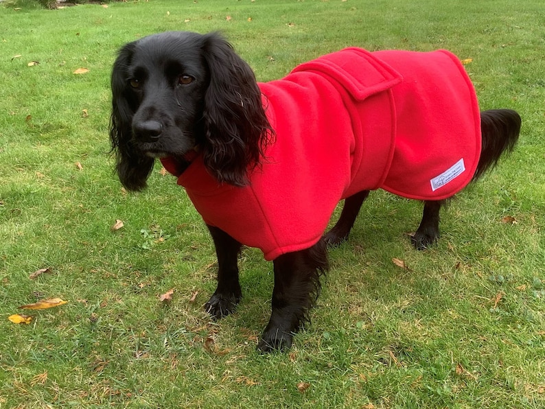 Dog Fleece Coat Warm & Cosy Double layered Fleece Coat . Etsy