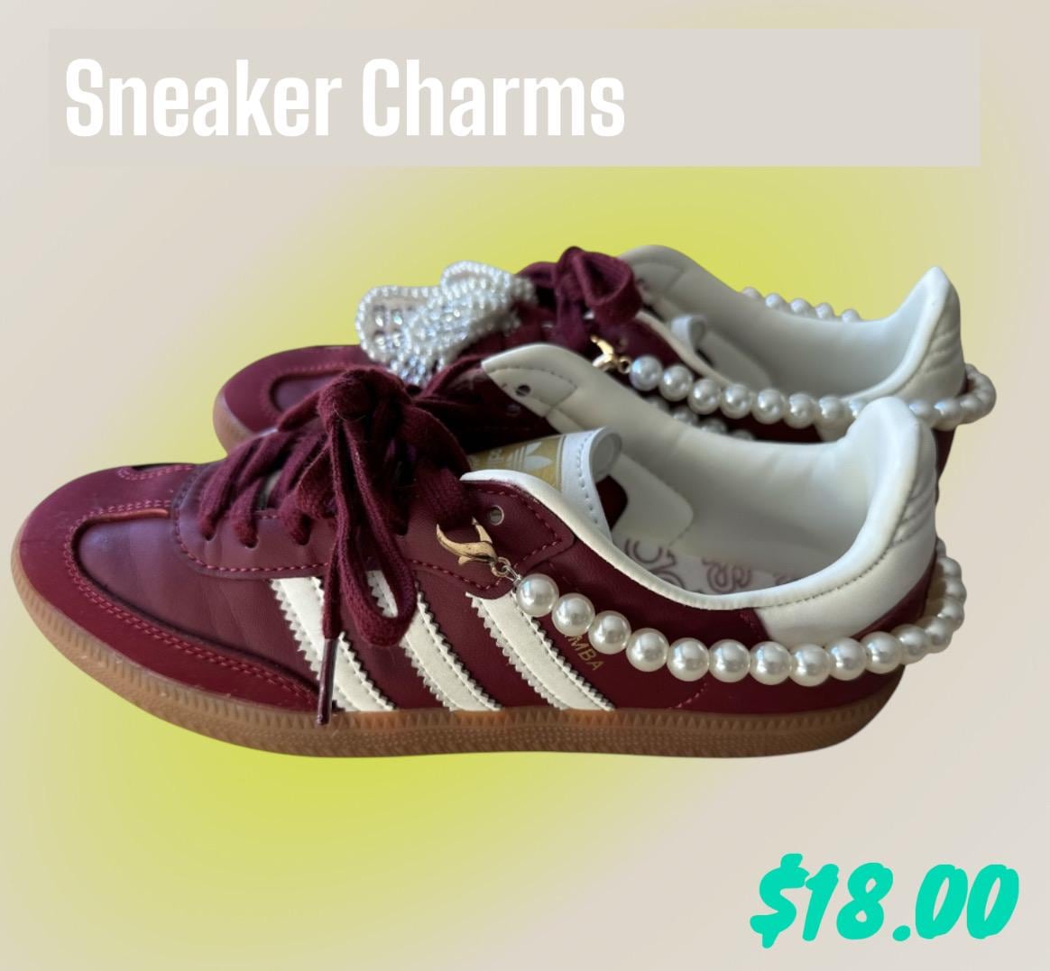 Sneaker heel charms