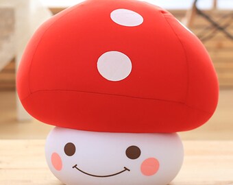 Cute｜giant plush｜mushroom｜Lumbar pillow｜Stuffed Animals & Plushies｜gift｜Car decoration｜decor for bedroom｜Toy Plush