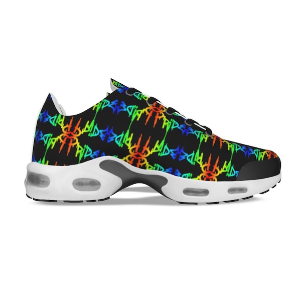 Pride Athleisure, Air Sports Shoes, Pride Graffiti Shoes, LGBTQ Clothes, Multicolour Shoes,