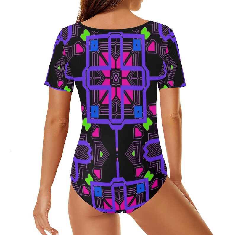 Techwear Bodysuit, Rave Catsuit, Neon Cyberpunk, Plus Size Rave Wear