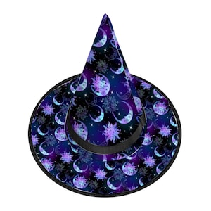 Celestial Witch Hat, Halloween Costume, Space Fashion, Androgynous Clothing, Dark Kawaii Gifts, Mahou Kei, Alien Fashion