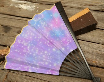 Double-sided Spun Silk Fan, Retro Hand-held Folding Fan,
