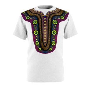 Dashiki Top, afrikanisches Druck-T-Shirt, afrozentrische Geschenke, ethnisches T-Shirt, afrikanisches Oberteil, Ankara-Mode, Kente-Druck