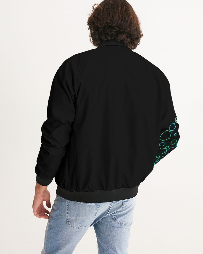 Tech Wear Jacket, Black Bomber Jacket, Cyberpunk Coat, Futuristic ...