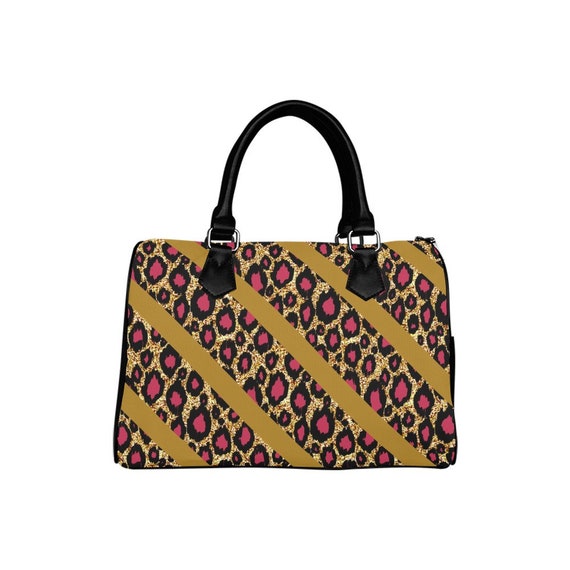 Harajuku Bag, Boston Bag, Leopard Print Gifts, Gyaru Clothes