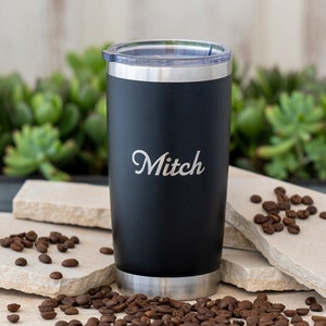 Personalised Coffee Cup | Stainless Steel Coffee Cup | Insulated Coffee Cup | Travel Coffee Cup | Father's Day | Large