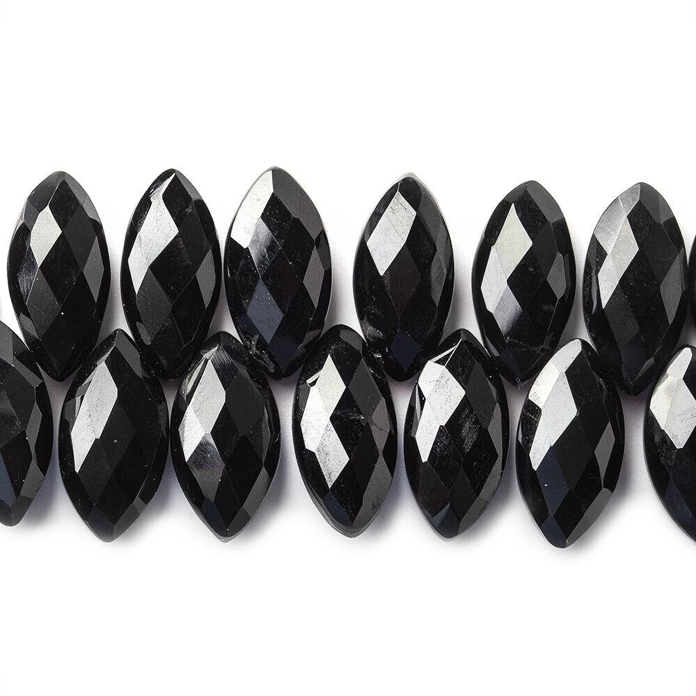 DIY Jewelry Making 6x12mm Faceted Black Onyx Beads Beading Accessories Black Onyx Marquise Strand DIY Jewelry Making 6x12mm Faceted Black Onyx Beads Beading Accessories Black Onyx Marquise Strand