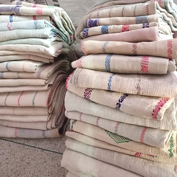 Wholesale Lot Of Indian Heavy traditional Vintage Kantha Quilt Handmade Throw Reversible Blanket Bedspread Cotton Vintage quilt