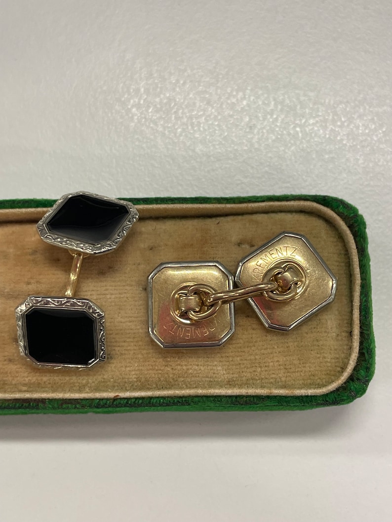 Vintage Krementz Two Tone Cuff Links Etsy