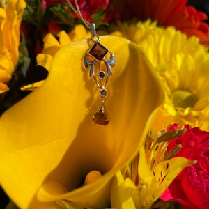 Gold Lavalier Necklace