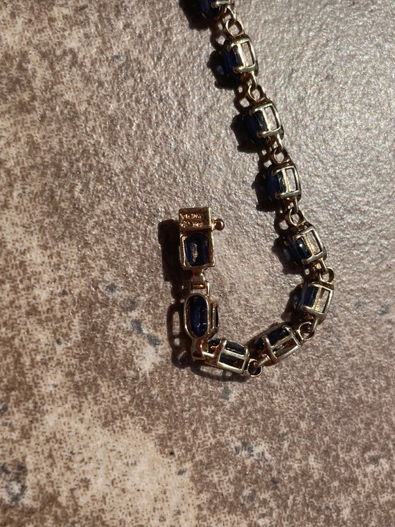 Sapphire and 14K Bracelet - image 8