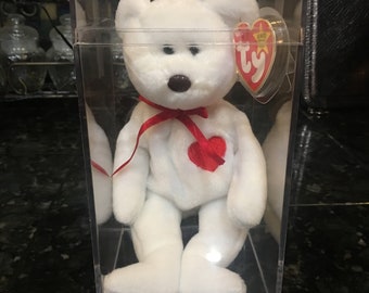 the Valentino bear you want! Mint condition extremely rare and retired TY Valentino beanie baby with errors and PVC!