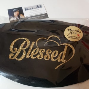 Blessed Cotton & Spandex| Double Layer| Washable Covering| Comfortable| Reusable | Outdoor Face Mask