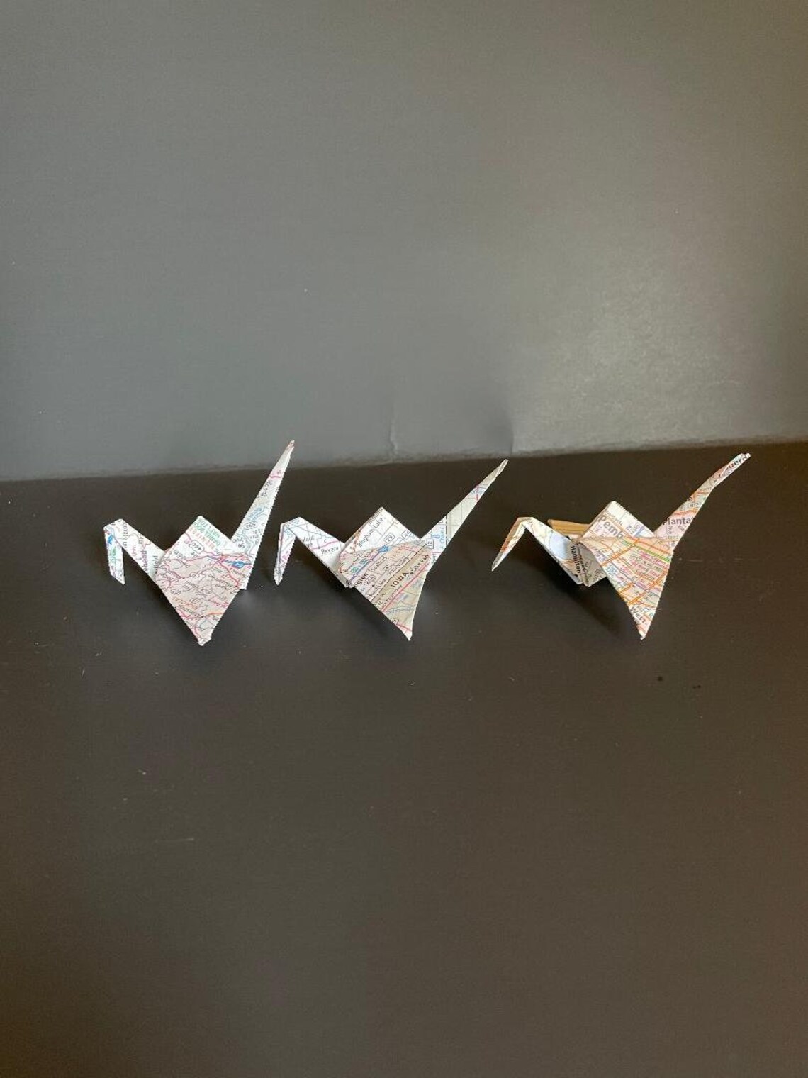 Journey Origami Crane Shadow Box for Gifts for Travelers Etsy