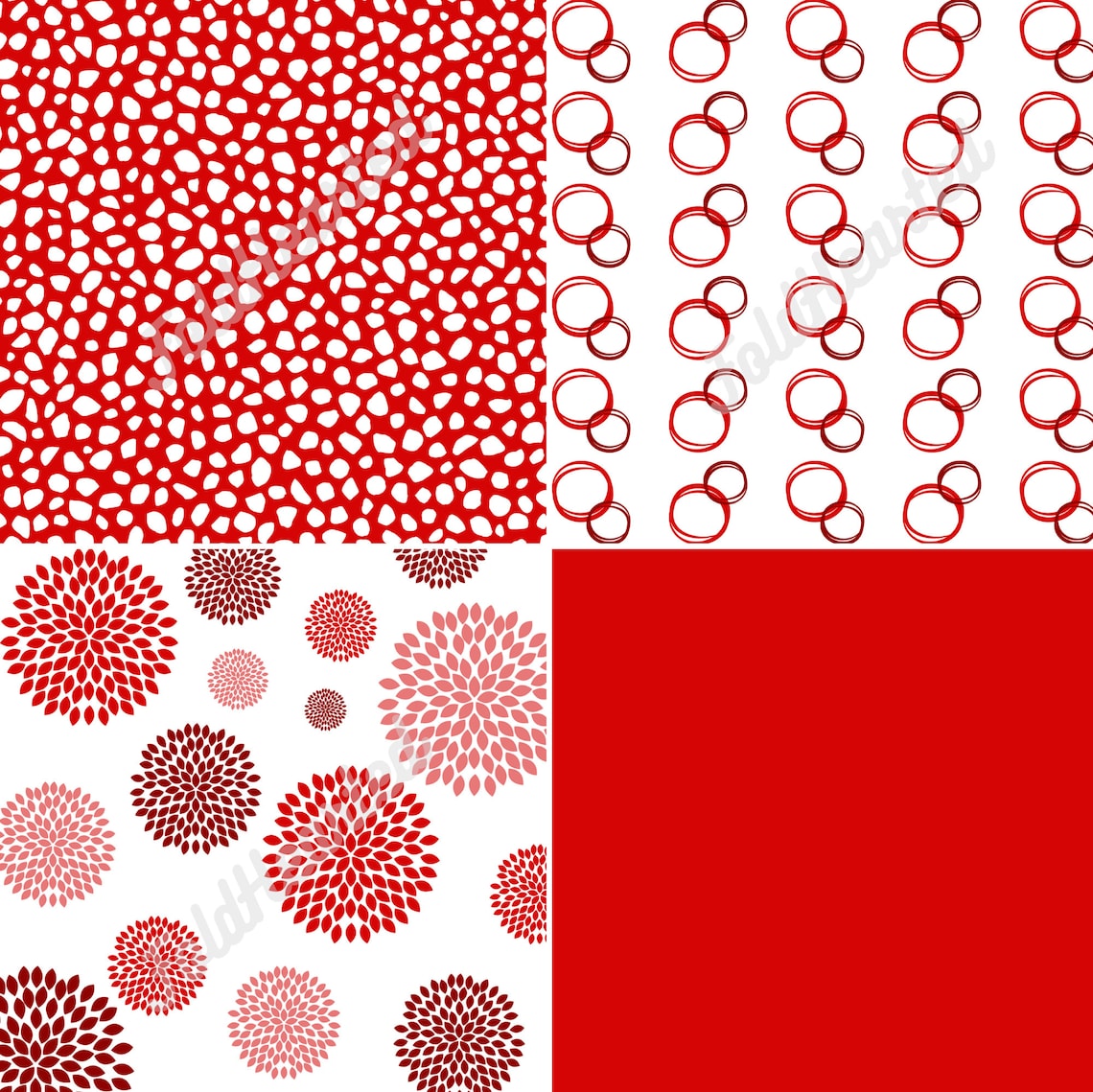 Red Origami Paper Value Pack Japanese Inspired 6 in X 6 In - Etsy