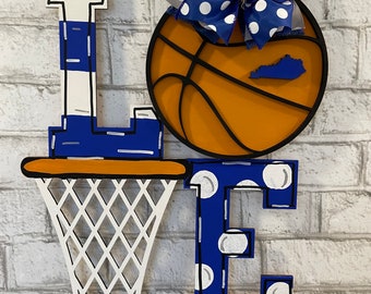 Kentucky Basketball Door Hanger