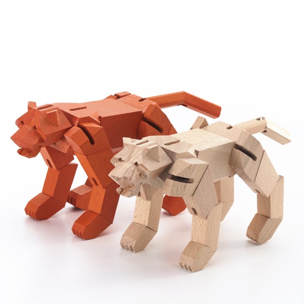 Morphits ® Tiger Wooden Puzzle Toy