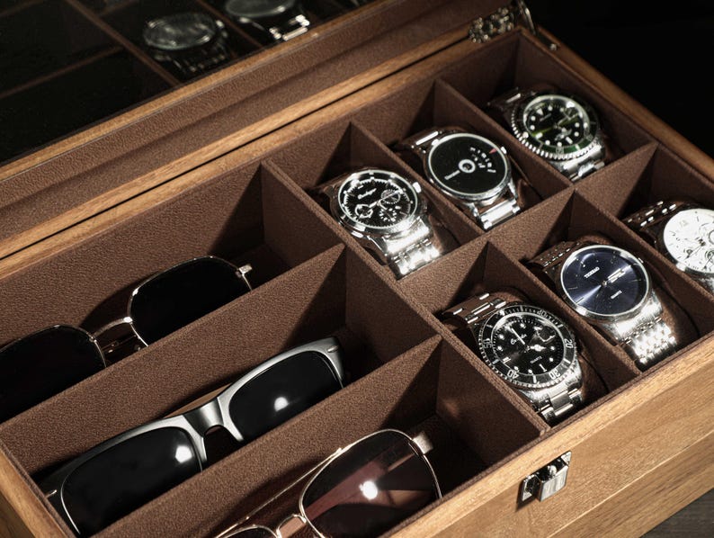 Personalized Watch Storage, Groomsmen Gifts, Engraved Watch Box for Men ...