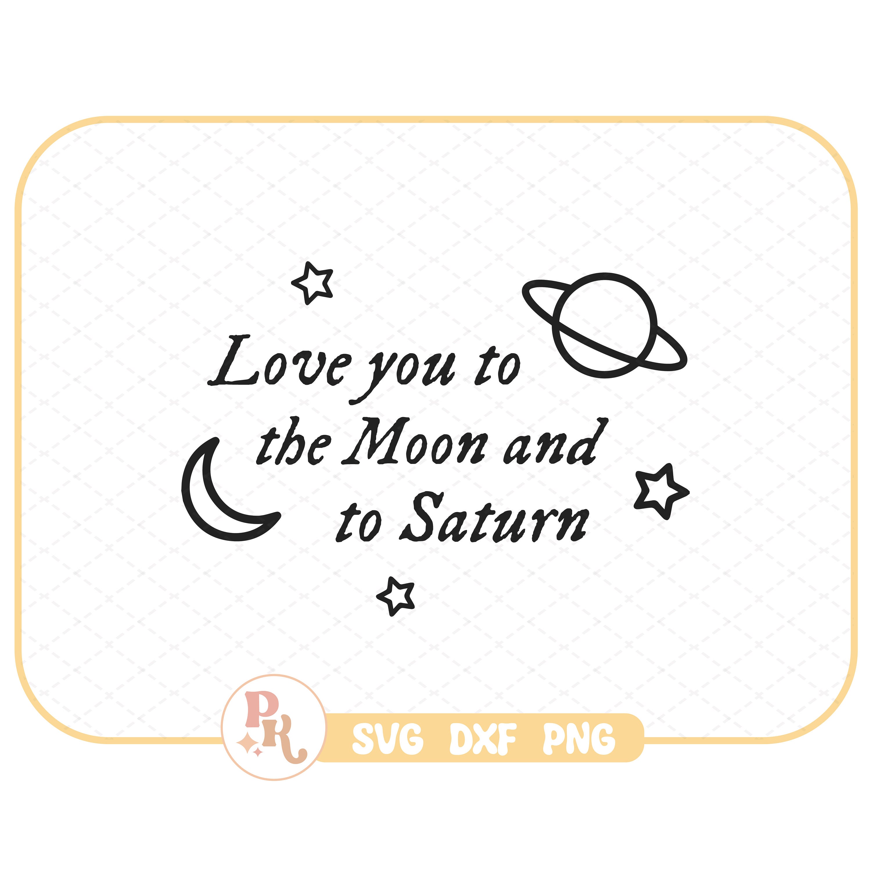 Love You to the Moon and to Saturn Folklore Taylor Swift Greeting Card for  Sale by natfaithh