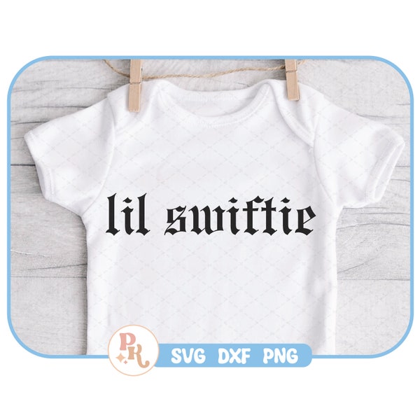 Little TS Fan Svg - Dxf - Png / Trendy files for Creators / Sublimation / Baby Onesie Svg / Toddler Kids Shirt Svg / Instant Download