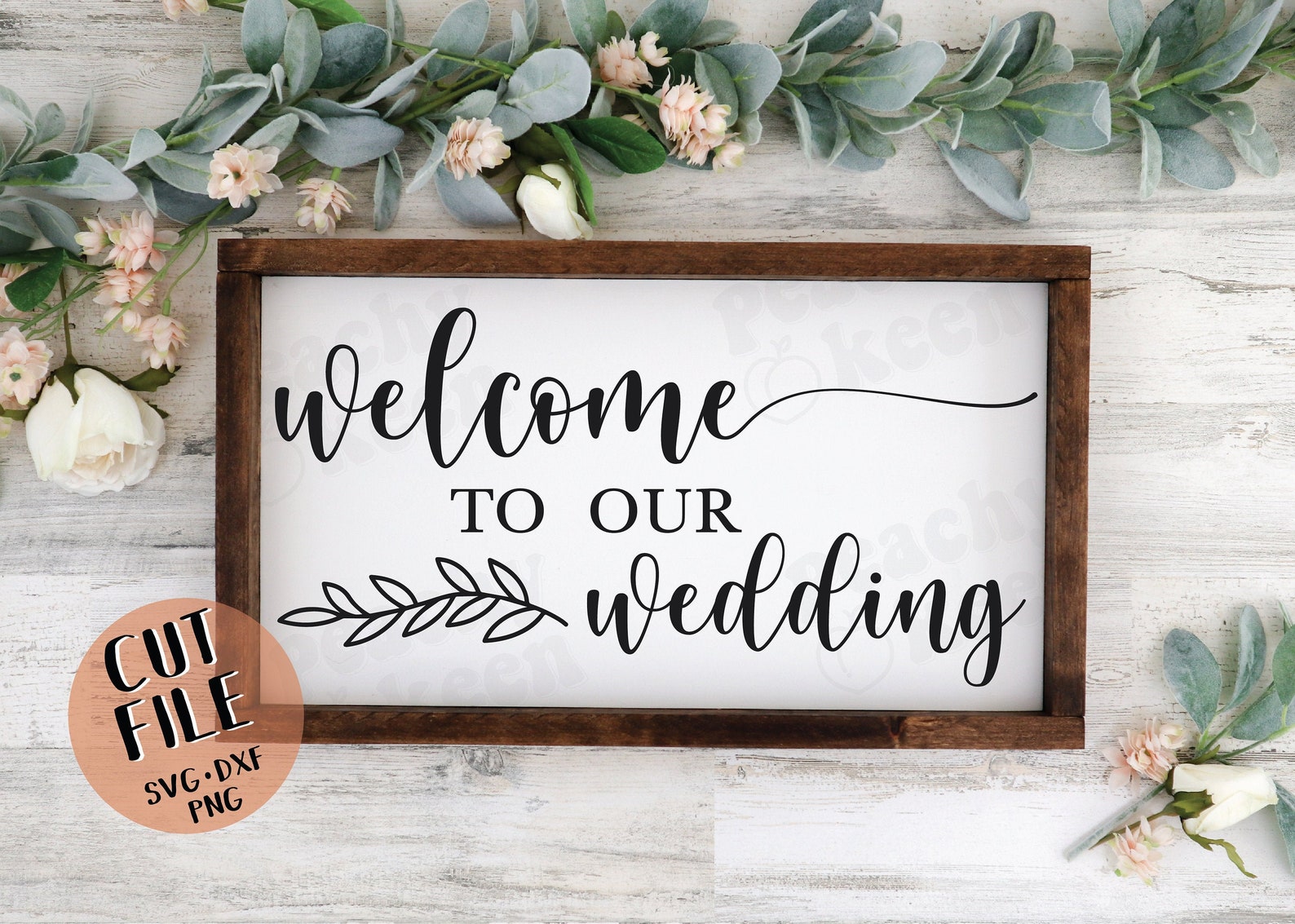 Bienvenido a nuestra boda SVG Archivo / Archivo DXF / Archivo Etsy México