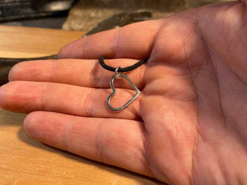 Heart silver pendant by Ruff