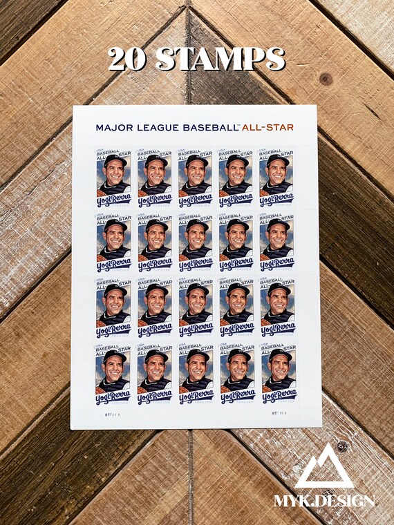 Yogi Berra Major League Baseball All Star//Forever Stamp Sheet New York Yankees
