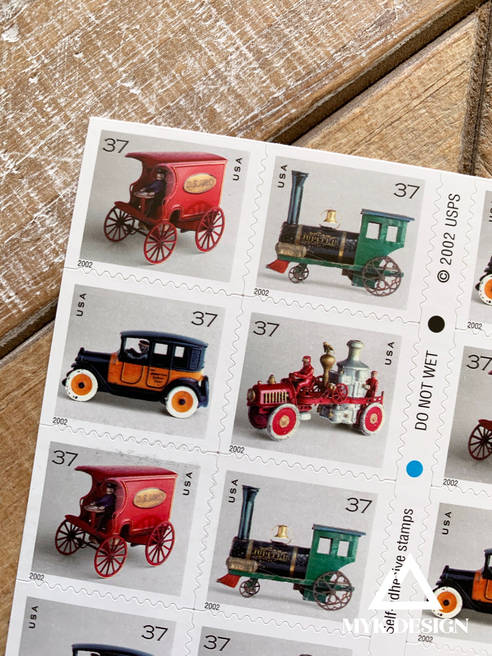 Antique Toys Booklet 20 U.S. Stamps 2002 2003 Postage Etsy