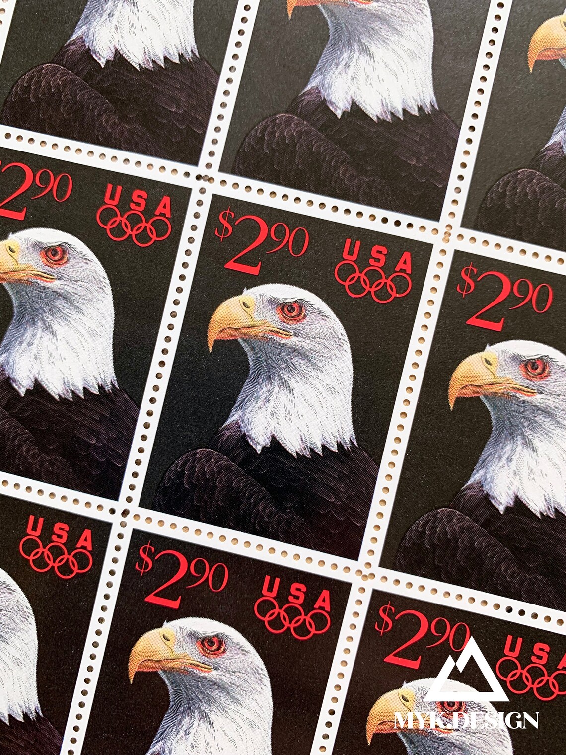 American Bald Eagle Block of 420 U.S. Stamps 1991 Postage Etsy