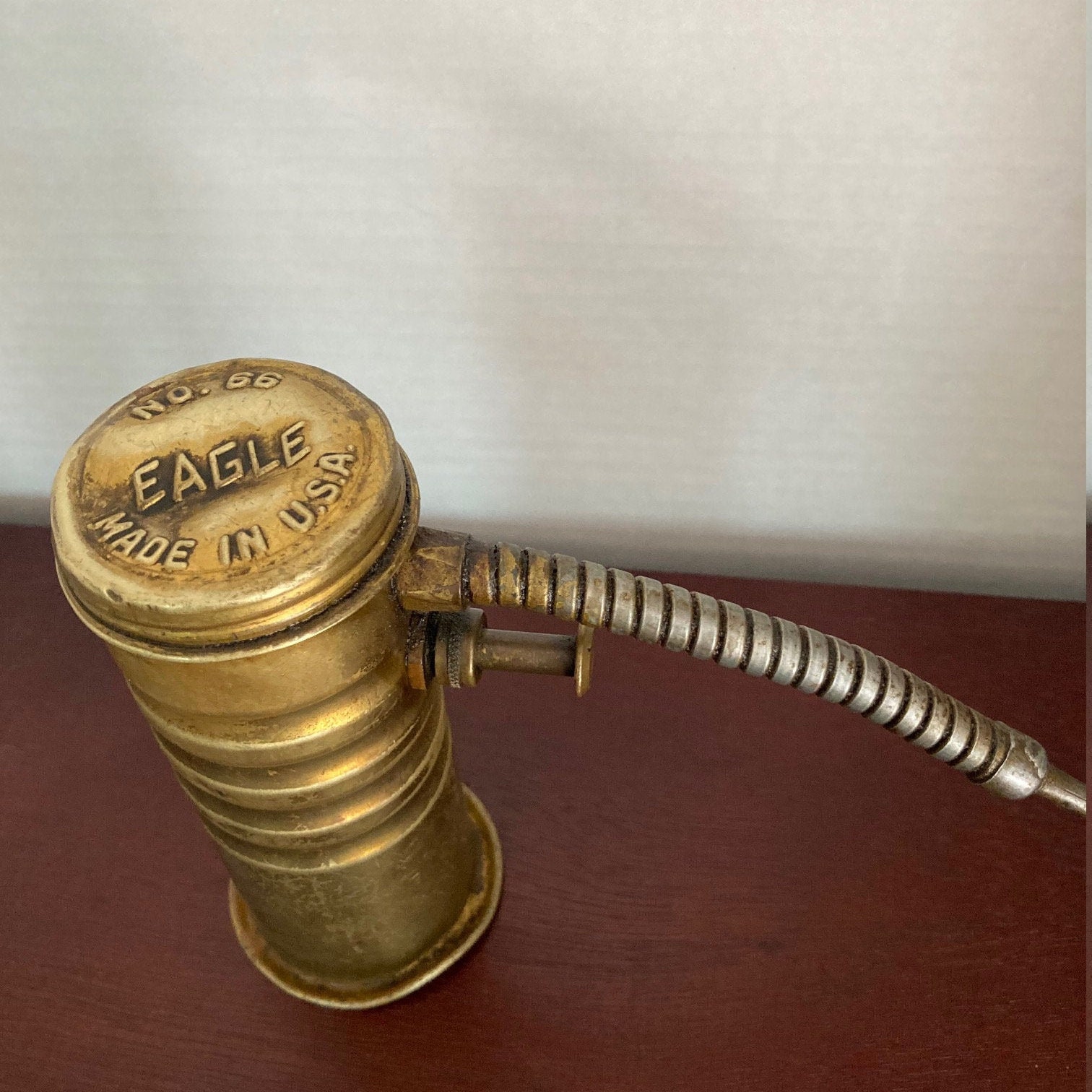 Vintage Eagle No.66 Brass Oiler Etsy