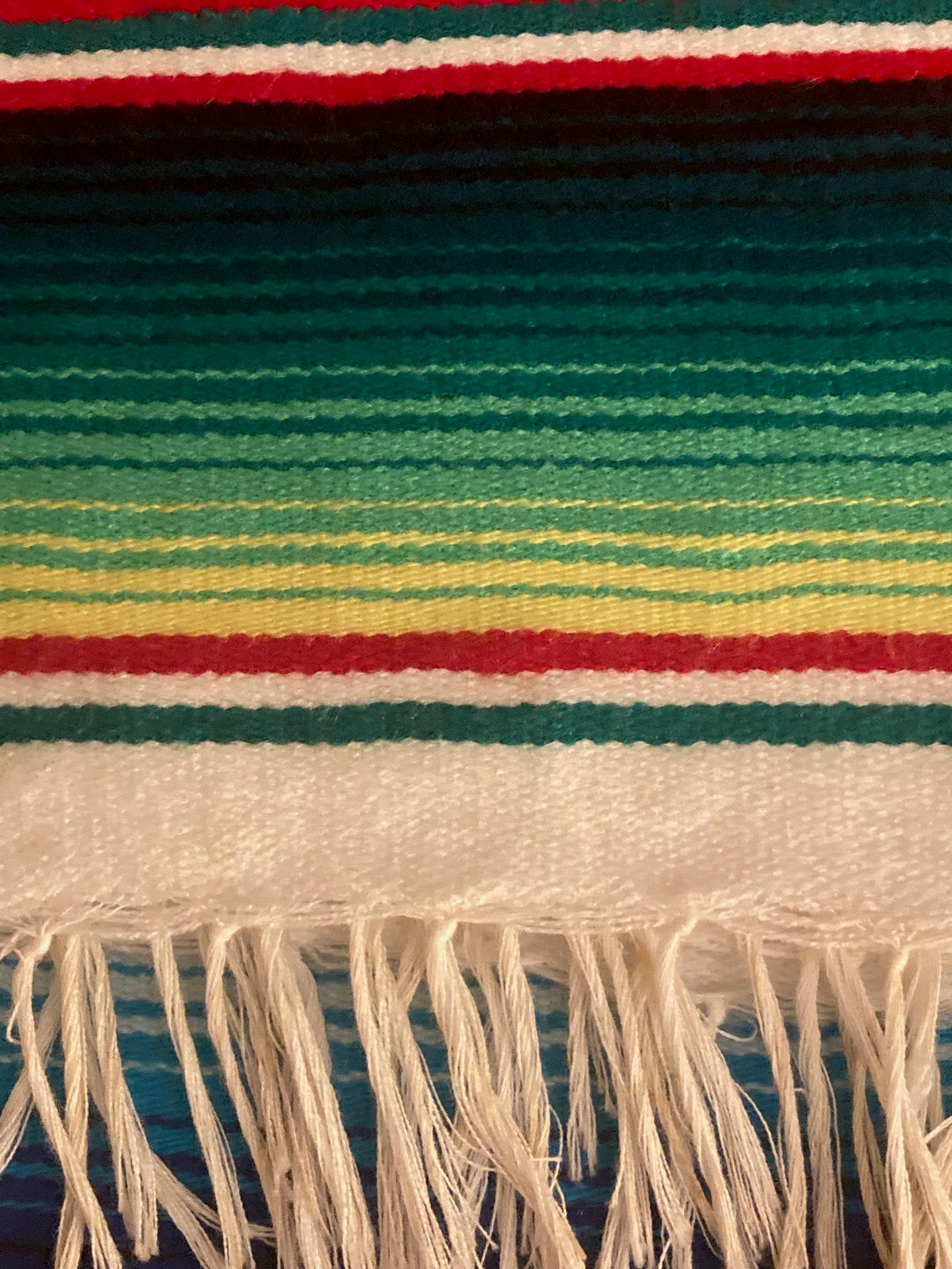 Traditional Large Mexican Blanket Etsy