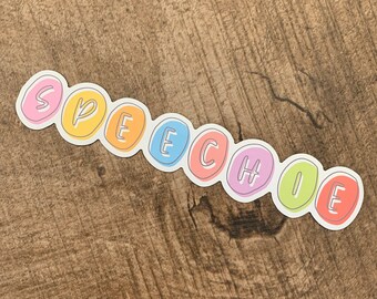 Speech Therapy Magnet, Speech Therapy Gift, Speech Therapist, Speech Pathologist, Speech Pathology, SLPA, CDA, SLP Gift, Cf Slp, Speech