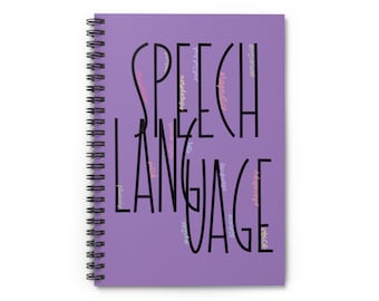 Speech Journal, Speech Data Notebook, SLP Notebook, SLP Geschenk, SLP Journal, Slpa, Speech Assistant Geschenk, Slp Planner, Speech Data