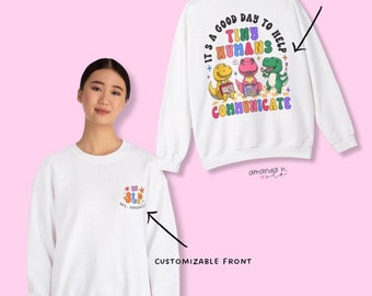 Pull CustomUnisex, Pull vocal, Pull SLP, Discours, Saint-Valentin, Cadeau superviseur, Cadeau Slp, Parole et langage, Orthophonie