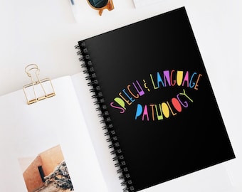 Cuaderno De Notas En Espiral Para Patología Del Habla / Cuaderno