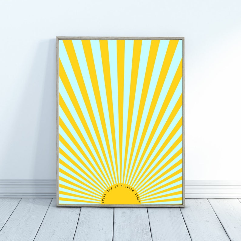 Every Day is a Fresh Start, Digital Download, Poster, Digital File ...