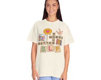 Tshirt unisexe, cadeau d'orthophonie, orthophoniste, cadeau slp, cadeau superviseur, SLPA, CDA, orthophonie, orthophoniste, slp merch