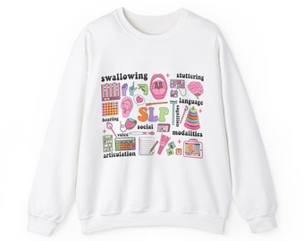 Pull unisexe, Pull vocal, Pull SLP, Discours, Saint-Valentin, Cadeau superviseur, Cadeau Slp, Parole et Langage, Orthophonie