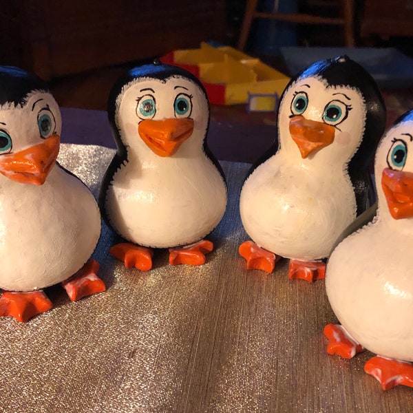 Gourd penguin ornaments