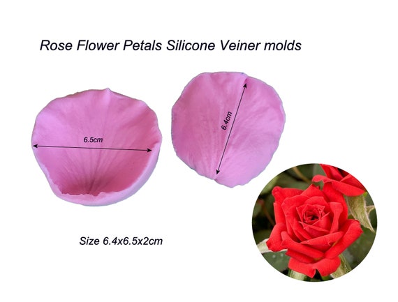 Rose Petal Flowers Silicone Mold DIY Cake Baking Decoration Tool Cake  Chocolate Mold Flowers Jewelry Silicone