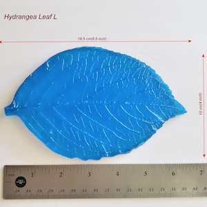 Veiner resin molds, Hydrangea Leaf L, S Artificial Flower, Clay flowers, gum paste flowers, Cake Decorating.
