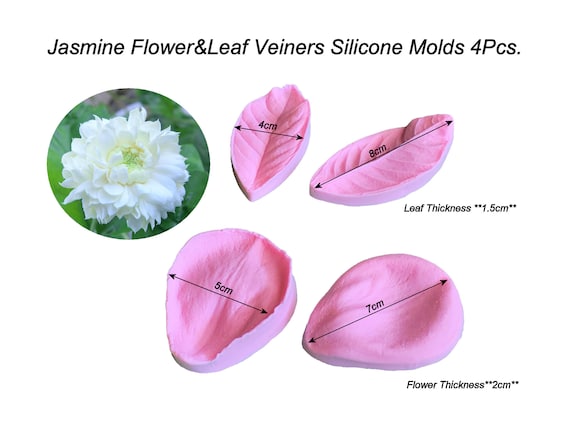  Peony Flower Molds GumPaste Mold Veiner & Cutter Cake