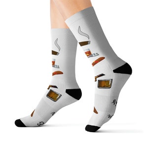 Bourbon & Cigar Socks